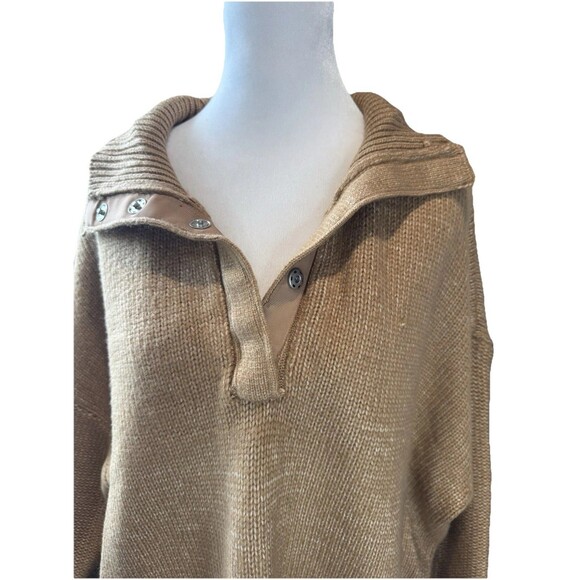Sonoma Tan Cowl Neck Sweater - Picture 6 of 16